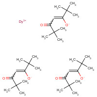 15522-69-7 TRIS(2,2,6,6-TETRAMETHYL-3,5-HEPTANEDIONATO)DYSPROSIUM(III) chemical structure
