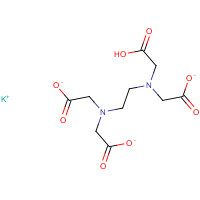 17572-97-3 Tripotassium hydrogen ethylenediaminetetraacetate chemical structure