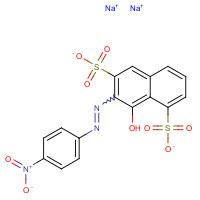 84540-31-8 disodium 8-hydroxy-7-[(4-nitrophenyl)azo]naphthalene-1,6-disulphonate chemical structure