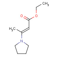 54716-02-8 ETHYL (E)-3-(1-PYRROLIDINO)CROTONATE chemical structure