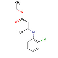 42792-92-7 ETHYL (Z)-3-(2-CHLOROPHENYLAMINO)CROTONATE chemical structure