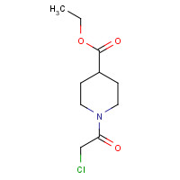 318280-71-6 ETHYL 1-(2-CHLOROACETYL)-4-PIPERIDINECARBOXYLATE chemical structure