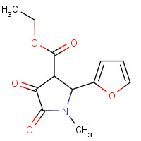 142774-43-4 ETHYL 1-(2-FURYLMETHYL)-4,5-DIOXOPYRROLIDINE-3-CARBOXYLATE chemical structure