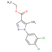 208944-53-0 ETHYL 1-(3,4-DICHLOROPHENYL)-5-METHYL-1H-PYRAZOLE-4-CARBOXYLATE chemical structure