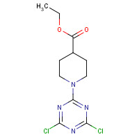 216502-45-3 ETHYL 1-(4,6-DICHLORO-1,3,5-TRIAZIN-2-YL)PIPERIDINE-4-CARBOXYLATE chemical structure