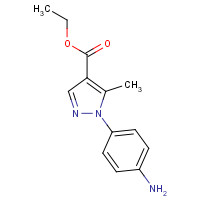 260046-88-6 ETHYL 1-(4-AMINOPHENYL)-5-METHYL-1H-PYRAZOLE-4-CARBOXYLATE chemical structure