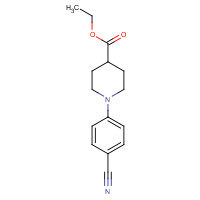 352018-90-7 ETHYL 1-(4-CYANOPHENYL)-4-PIPERIDINECARBOXYLATE chemical structure