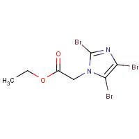 112995-48-9 ETHYL 2-(2,4,5-TRIBROMO-1H-IMIDAZOL-1-YL)ACETATE chemical structure