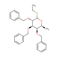 99409-34-3 ETHYL 2,3,4-TRI-O-BENZYL-1-THIO-A,B-L-FUCOPYRANOSIDE chemical structure