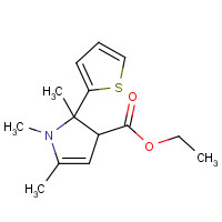 175276-51-4 ETHYL 2,5-DIMETHYL-1-(2-THIENYLMETHYL)-1H-PYRROLE-3-CARBOXYLATE chemical structure