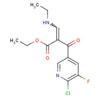 306935-70-6 ETHYL 2-[(6-CHLORO-5-FLUOROPYRIDIN-3-YL)CARBONYL]-3-(ETHYLAMINO)ACRYLATE chemical structure