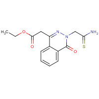 131666-72-3 ETHYL 2-[3-(2-AMINO-2-THIOXOETHYL)-4-OXO-3,4-DIHYDROPHTHALAZIN-1-YL]ACETATE chemical structure