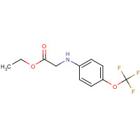 306935-79-5 ETHYL 2-[4-(TRIFLUOROMETHOXY)ANILINO]ACETATE chemical structure