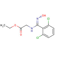175204-50-9 ETHYL 2-([(2,6-DICHLOROPHENYL)(HYDROXYIMINO)METHYL]AMINO)ACETATE chemical structure