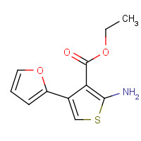 256506-99-7 ETHYL 2-AMINO-4-(2-FURYL)THIOPHENE-3-CARBOXYLATE chemical structure