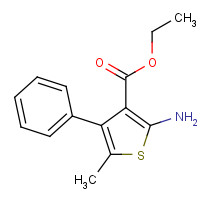 4815-37-6 ETHYL 2-AMINO-5-METHYL-4-PHENYLTHIOPHENE-3-CARBOXYLATE chemical structure