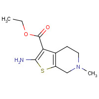 24237-39-6 ETHYL 2-AMINO-6-METHYL-4,5,6,7-TETRAHYDROTHIENO[3,2-C]PYRIDINE-3-CARBOXYLATE chemical structure