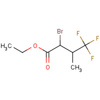 2024-54-6 ETHYL 2-BROMO-3-METHYL-4,4,4-TRIFLUOROBUTYRATE chemical structure