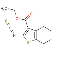 85716-87-6 ETHYL 2-ISOTHIOCYANATO-4,5,6,7-TETRAHYDRO-1-BENZOTHIOPHENE-3-CARBOXYLATE chemical structure