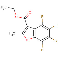 3265-71-2 ETHYL 2-METHYL-4,5,6,7-TETRAFLUOROBENZOFURAN-3-CARBOXYLATE chemical structure