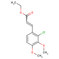 175135-96-3 ETHYL 3-(2-CHLORO-3,4-DIMETHOXYPHENYL)ACRYLATE chemical structure