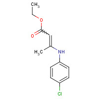 41014-75-9 ETHYL 3-(4-CHLOROANILINO)CROTONATE chemical structure