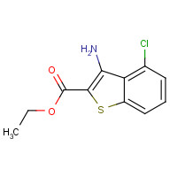 67189-92-8 ETHYL 3-AMINO-4-CHLOROBENZO[B!THIOPHEN-2-CARBOXYLATE,97 chemical structure