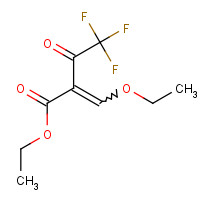 571-55-1 Ethyl 2-(ethoxymethylene)-4,4,4-trifluoroacetoacetate chemical structure
