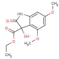 23659-85-0 ETHYL 3-HYDROXY-4,6-DIMETHOXY-2-OXOINDOLINE-3-CARBOXYLATE chemical structure