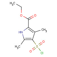 368869-88-9 ETHYL 4-(CHLOROSULFONYL)-3,5-DIMETHYL-1H-PYRROLE-2-CARBOXYLATE chemical structure