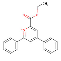 78904-85-5 ETHYL 4,6-DIPHENYLPYRYLIUMTRIFLUOROMETHANE-SULFONATE-2-CARBOXYLATE chemical structure
