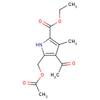 143583-56-6 ETHYL 4-ACETYL-5-[(ACETYLOXY)METHYL]-3-METHYL-1H-PYRROLE-2-CARBOXYLATE chemical structure
