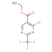 720-01-4 Ethyl 4-chloro-2-(trifluoromethyl)pyrimidine-5-carboxylate chemical structure