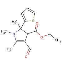 175276-54-7 ETHYL 4-FORMYL-2,5-DIMETHYL-1-(2-THIENYLMETHYL)-1H-PYRROLE-3-CARBOXYLATE chemical structure