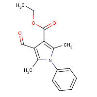 175276-52-5 ETHYL 4-FORMYL-2,5-DIMETHYL-1-PHENYL-1H-PYRROLE-3-CARBOXYLATE chemical structure