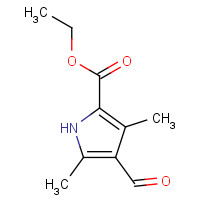 2199-64-6 ETHYL 4-FORMYL-3,5-DIMETHYL-1H-PYRROLE-2-CARBOXYLATE chemical structure