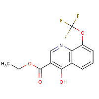 175278-35-0 ETHYL 4-HYDROXY-8-(TRIFLUOROMETHOXY)QUINOLINE-3-CARBOXYLATE chemical structure