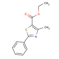 53715-64-3 ETHYL 4-METHYL-2-PHENYL-1,3-THIAZOLE-5-CARBOXYLATE chemical structure