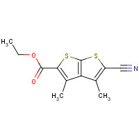175202-57-0 ETHYL 5-CYANO-3,4-DIMETHYLTHIENO[2,3-B]THIOPHENE-2-CARBOXYLATE chemical structure