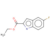 348-36-7 ETHYL 5-FLUOROINDOLE-2-CARBOXYLATE chemical structure