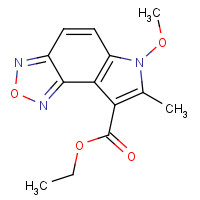 306935-65-9 ETHYL 6-METHOXY-7-METHYL-6H-[1,2,5]OXADIAZOLO[3,4-E]INDOLE-8-CARBOXYLATE chemical structure
