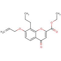 248595-13-3 ETHYL 7-(ALLYLOXY)-4-OXO-8-PROPYL-4H-CHROMENE-2-CARBOXYLATE chemical structure