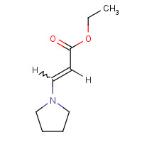 65651-80-1 ETHYL TRANS-3-(1-PYRROLIDINO)ACRYLATE chemical structure