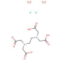 25102-12-9 Ethylenediaminetetraacetic acid dipotassium salt dihydrate chemical structure