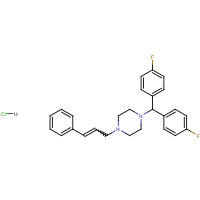 30484-77-6 Flunarizine dihydrochloride chemical structure