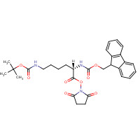 132307-50-7 FMOC-LYS(BOC)-OSU chemical structure