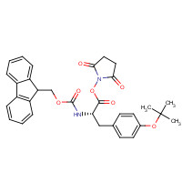 155892-27-6 FMOC-O-BUTYL-L-TYROSINE N-HYDROXYSUCCINIMIDE ESTER chemical structure