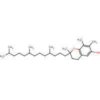 7616-22-0 3,4-dihydro-2,7,8-trimethyl-2-(4,8,12-trimethyltridecyl)-2H-benzopyran-6-ol chemical structure