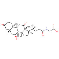 3415-45-0 GLYCODEHYDROCHOLIC ACID chemical structure