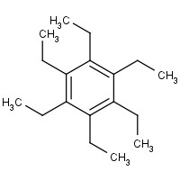 604-88-6 HEXAETHYLBENZENE chemical structure
